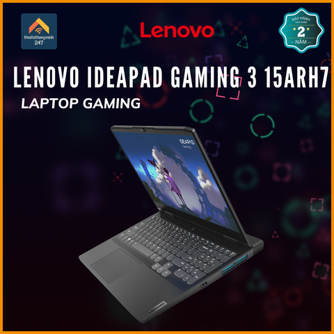 Laptop Lenovo Ideapad Gaming 3 15ARH7 AMD R5 6600H 8GB/512GB/4GB RTX3050/15.6