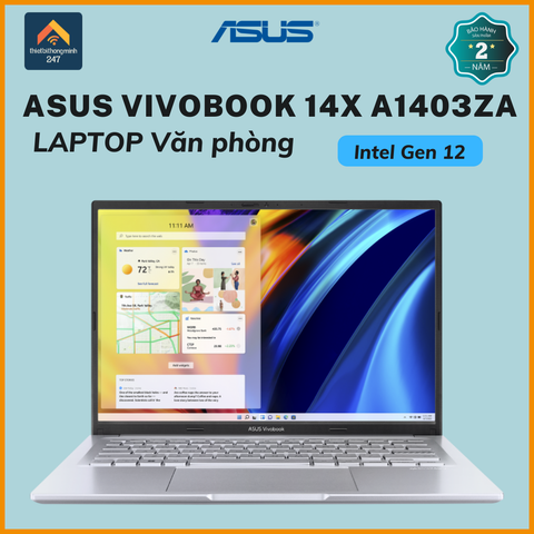 Laptop Học tập giải trí Asus VivoBook 14X OLED A1403ZA/i5 12500H/8GB/256GB/14