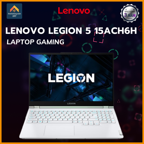 Laptop Lenovo Gaming Legion 5 15ACH6H R7 5800H/16GB/512GB/6GB RTX3060/15.6