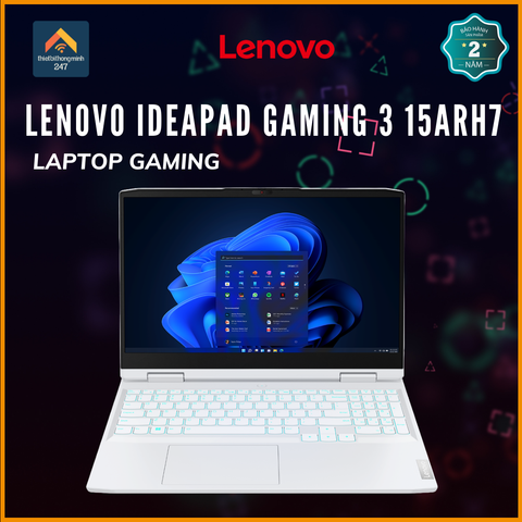 Laptop Lenovo Ideapad Gaming 3 15ARH7 R7 6800H/8GB/512GB/4GB RTX3050/15.6