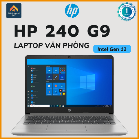 Laptop doanh nghiệp HP 240 G9 i7 1255U/8GB/256GB/14