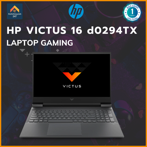 Laptop HP Gaming VICTUS 16 d0294TX i5 11400H/8GB/512GB/4GB RTX3050Ti/16.1