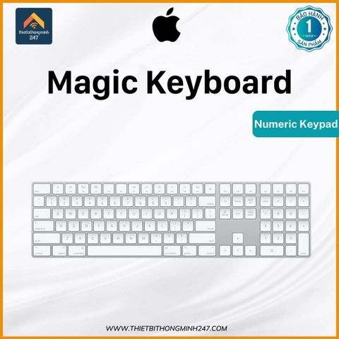 Bàn phím Apple Magic Keyboard with Numeric Keypad