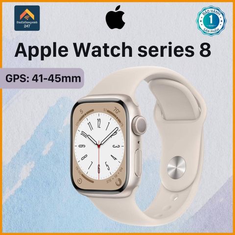 Apple Watch Series 8 Aluminum Case with Sport Band GPS (41mm & 45mm)