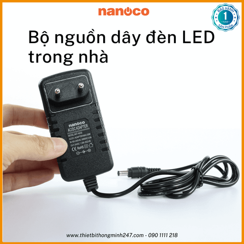 Bộ nguồn đèn LED dây trong nhà Nanoco NST-AD30 | 30W -1,1m