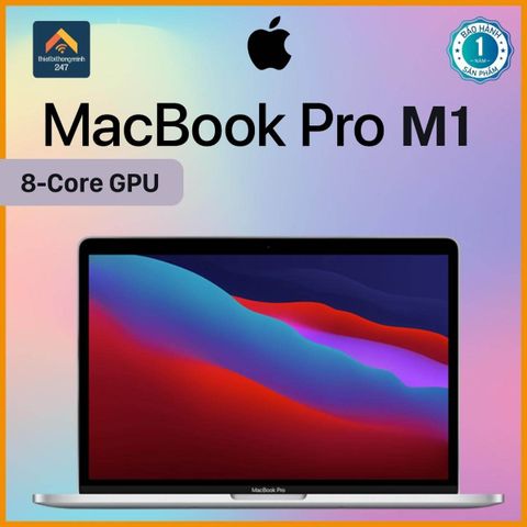 Laptop Apple Macbook Pro M1 8-core CPU/8GB/256GB/8-core GPU/13.3