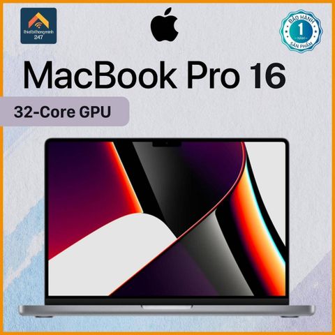 MacBook Pro 16 M1 Pro 2021/10-Core CPU/32GB/1TB/32-Core GPU