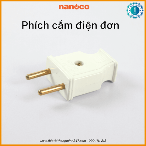 Phích cắm điện đơn di động 250V-10A Nanoco NP10250D1