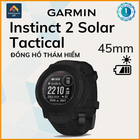 Đồng Hồ Thông Minh Garmin Instinct 2 Solar - Tactical Edition/45mm