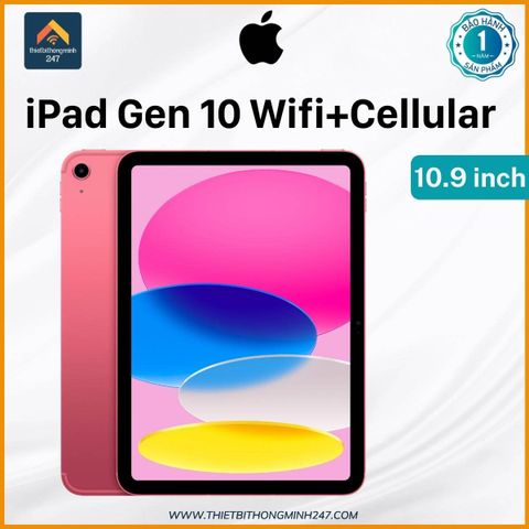 iPad Gen 10 10.9 inch Wifi + Cellular (2022)