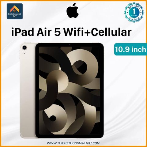iPad Air 5 10.9 inch Wifi  + Cellular (2022)
