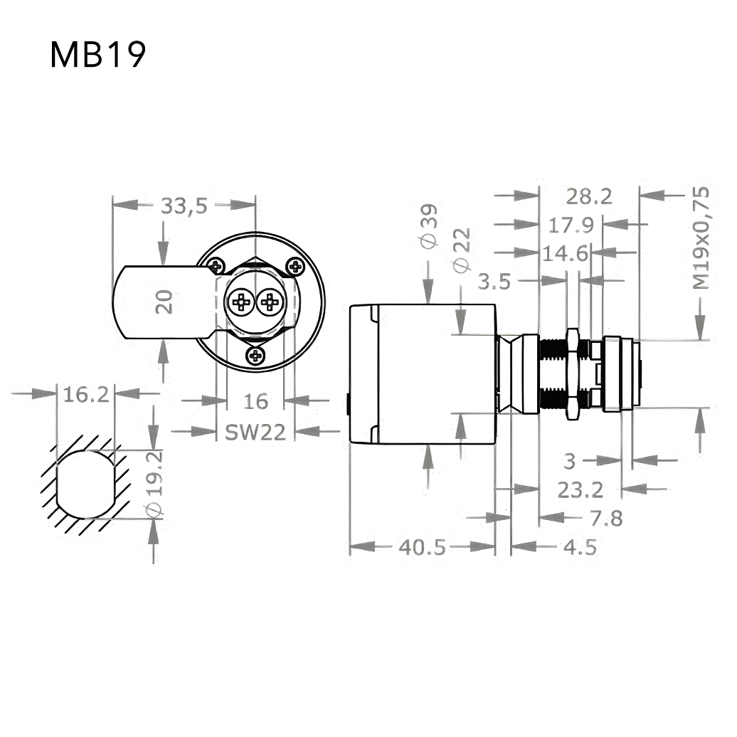 Special Order - Camlock Điện Tử Thông Minh EVVA AirKey - EVMB