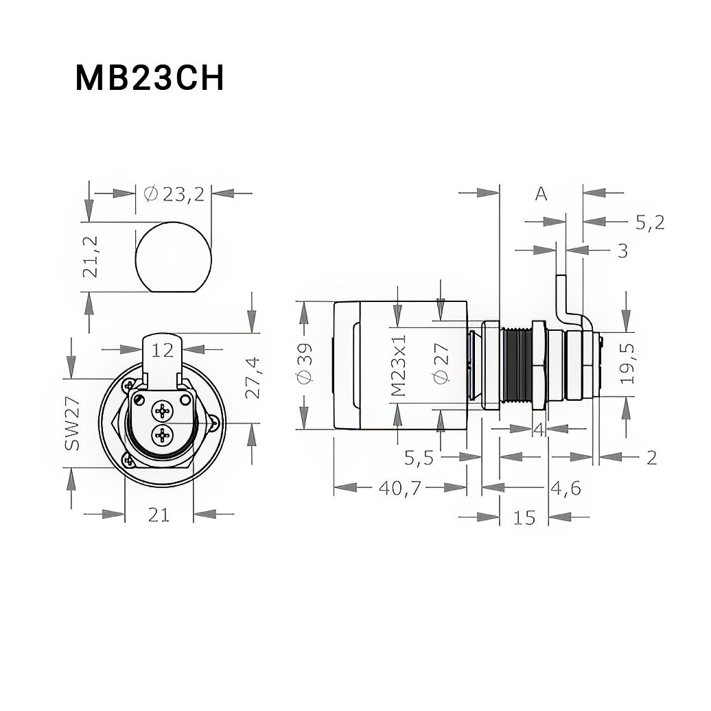 Special Order - Khóa Camlock Điện Tử Thông Minh EVVA AirKey - EVCL