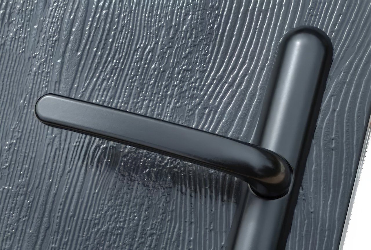Tay gạt khóa cửa mặt ngoài Ultion 211mm/122mm