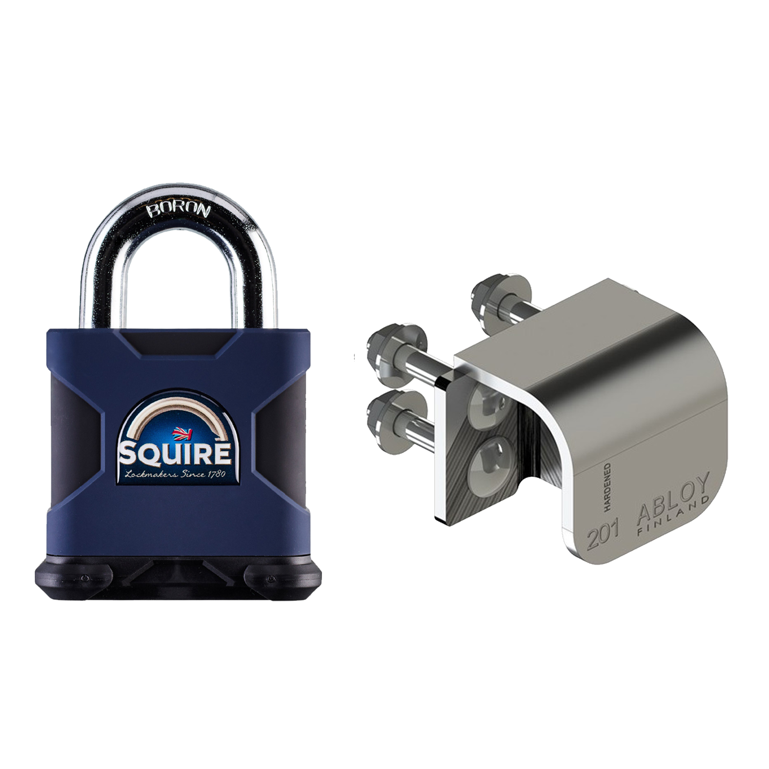 Bộ Pad Khóa và Ổ Khóa ABLOY & SQUIRE - PL201-SS80S
