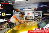  Hyundai Accent dán decal đổi màu ô tô Vàng Gold 