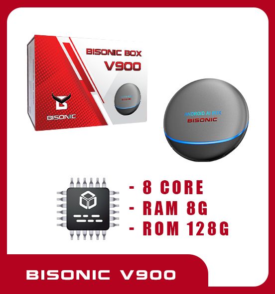 Bisonic Android Box ô tô V900