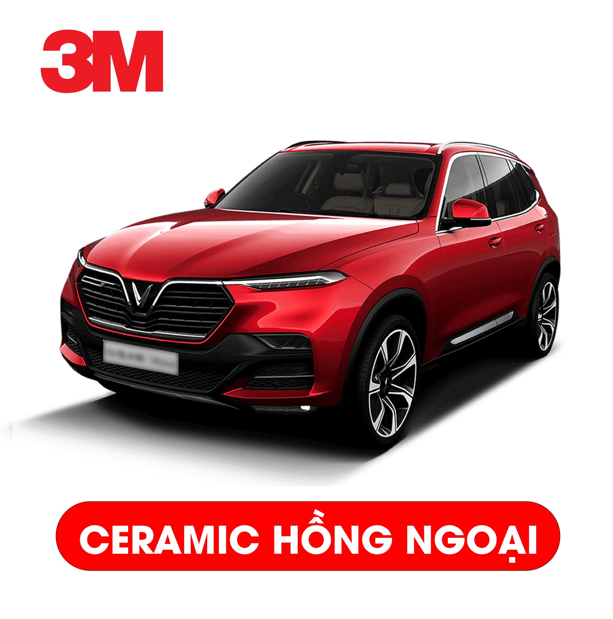  Dán phim cách nhiệt 3M xe 7C Gói Ceramic Hồng Ngoại 