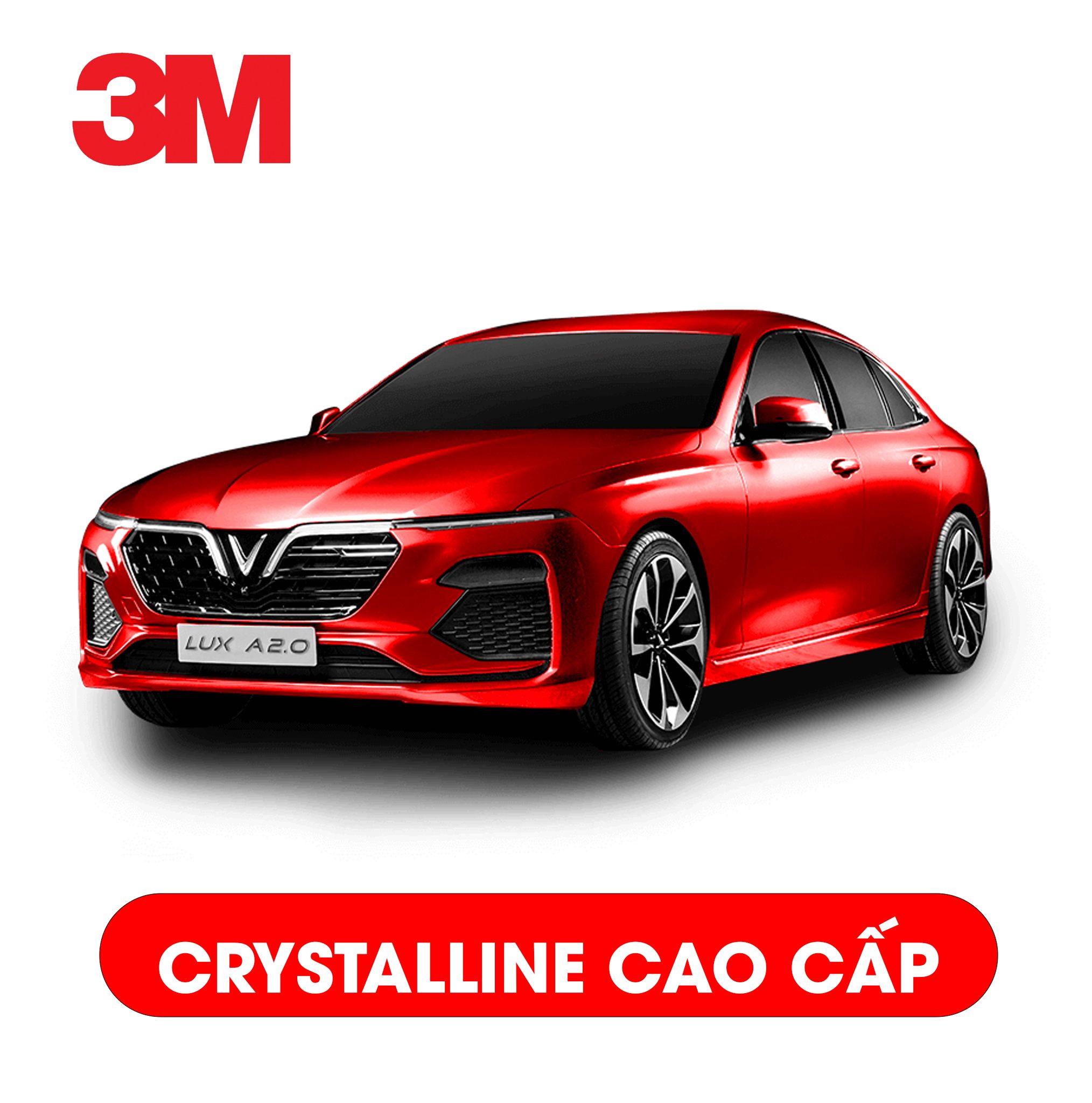  Dán phim cách nhiệt 3M xe 4C Gói Crystalline 