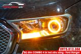  Ford Ranger độ combo 4 Bi Led siêu sáng tại Tp Hồ Chí Minh 