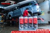  Phun phủ gầm cao cấp WURTH cho Toyota Veloz 