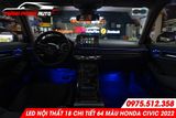  Độ Led viền nội thất cho Honda Civic 2022 LED PRO+ 18 chi tiết 64 màu tại Tp Hồ Chí Minh 