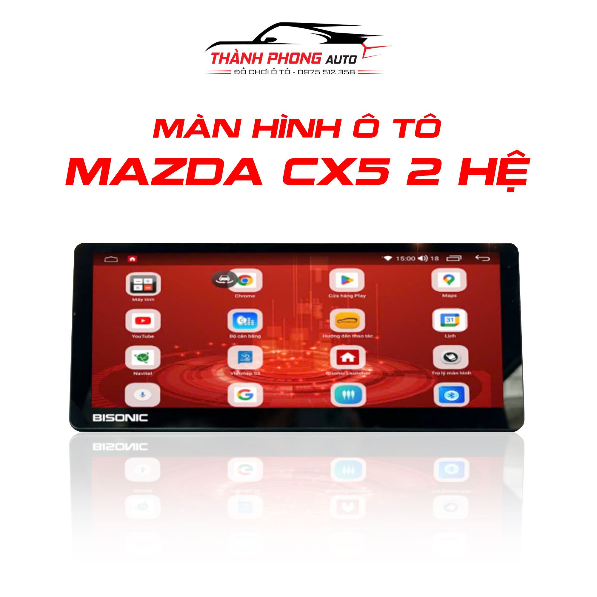Màn Hình Ô Tô Bisonic Mazda CX5 2 Hệ