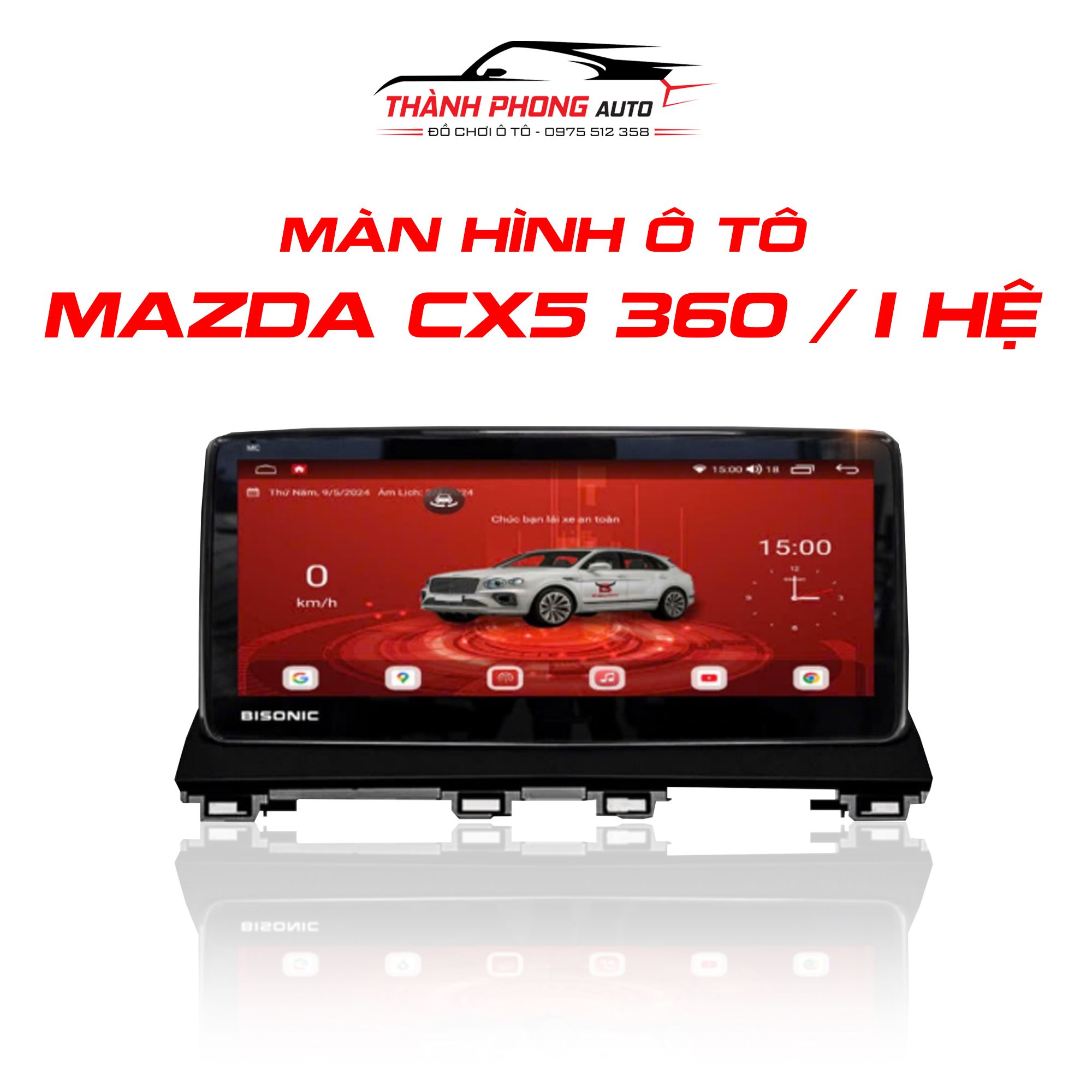 Màn Hình Ô Tô Bisonic Mazda CX5 360 1 Hệ