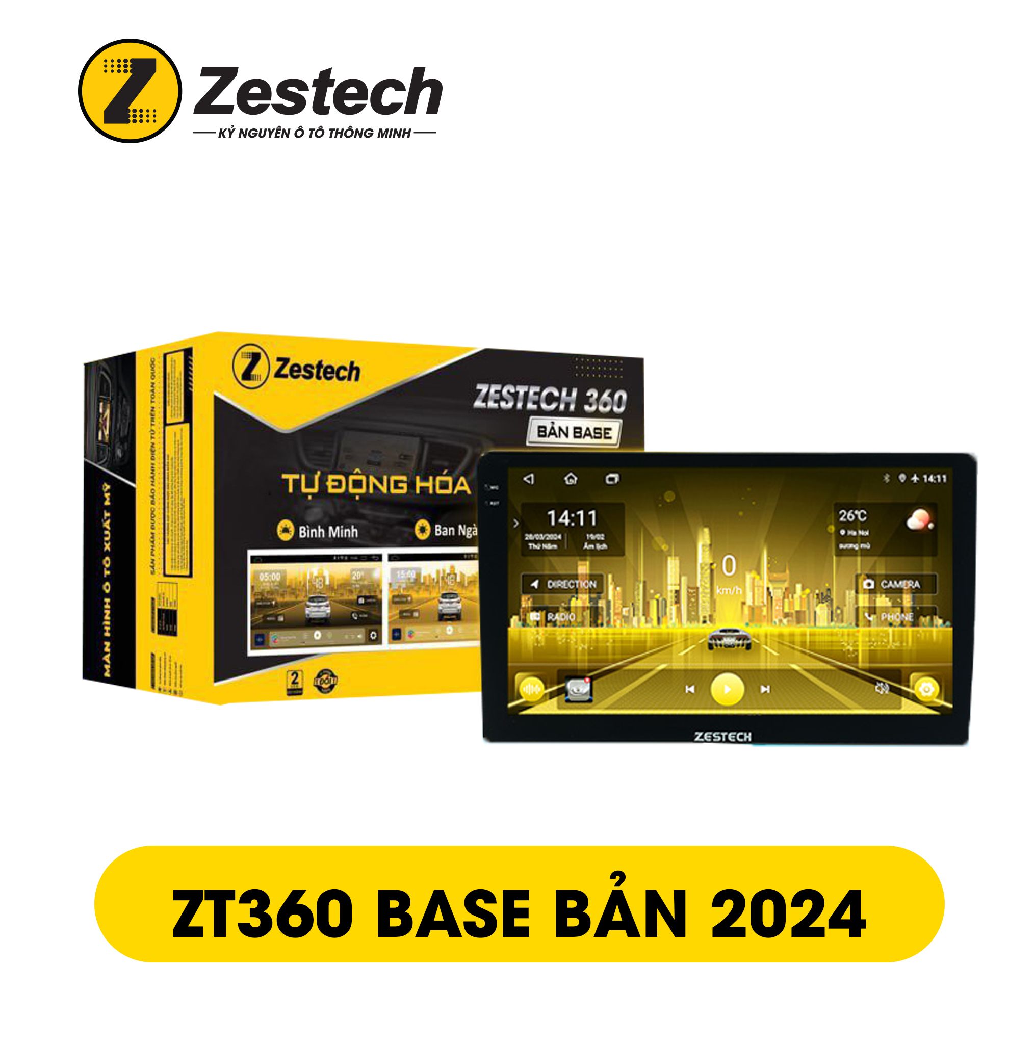  Màn Hình Zestech ZT360 Base Phiên bản Nâng Cấp 2024 