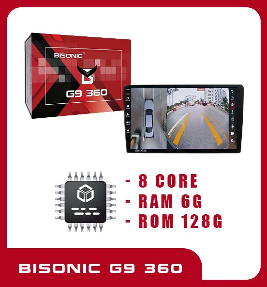 Màn hình ô tô Bisonic G9 360