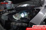  Hyundai Santafe Độ Đèn | Bi led Wolf light Aozoom cao cấp tại Tp HCM 