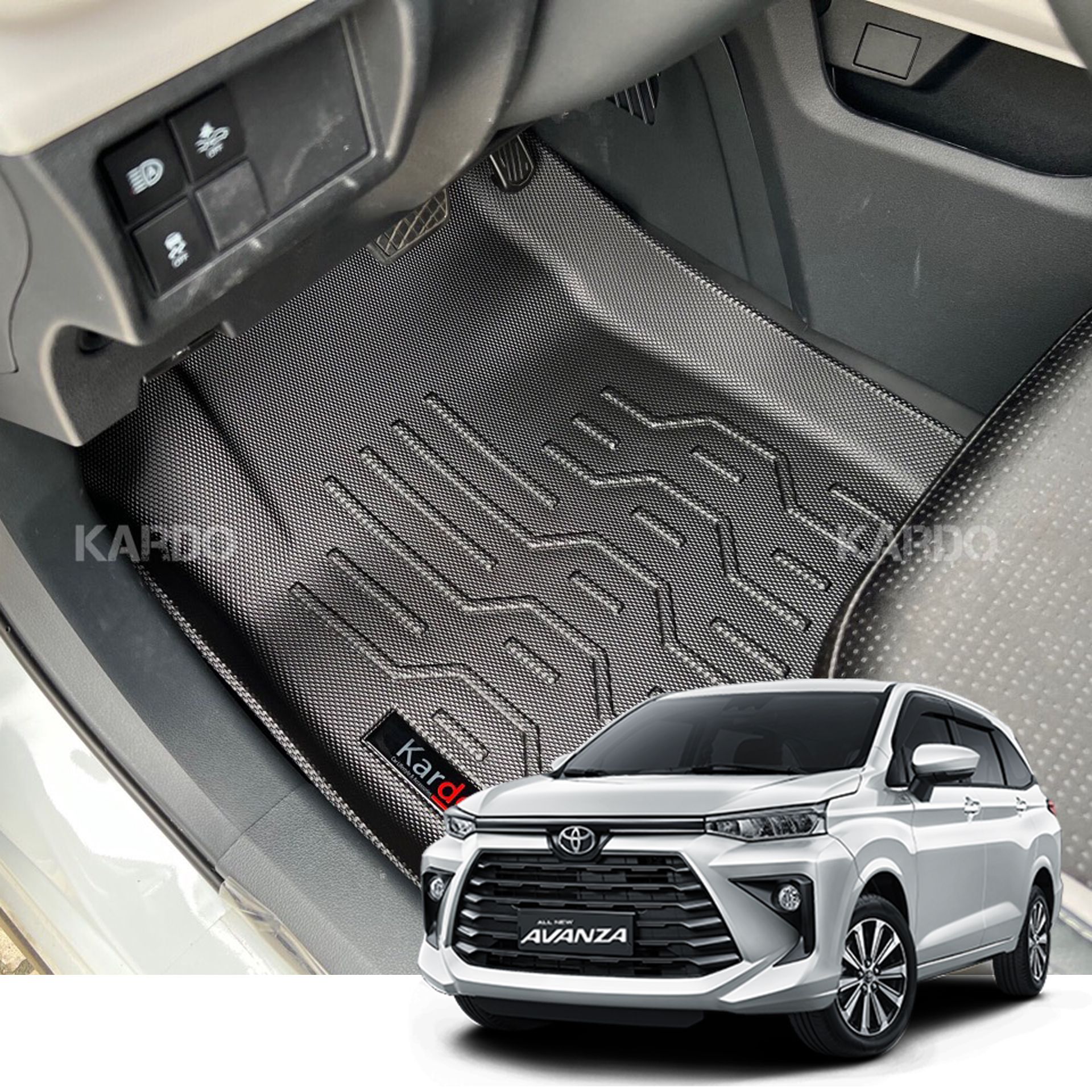Thảm lót sàn khuôn đúc KARDO cho TOYOTA AVANZA