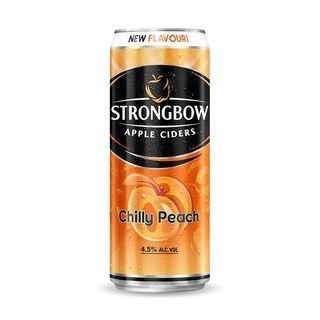  Nước táo lên men strongbow Chilly Peach lon 330ml 