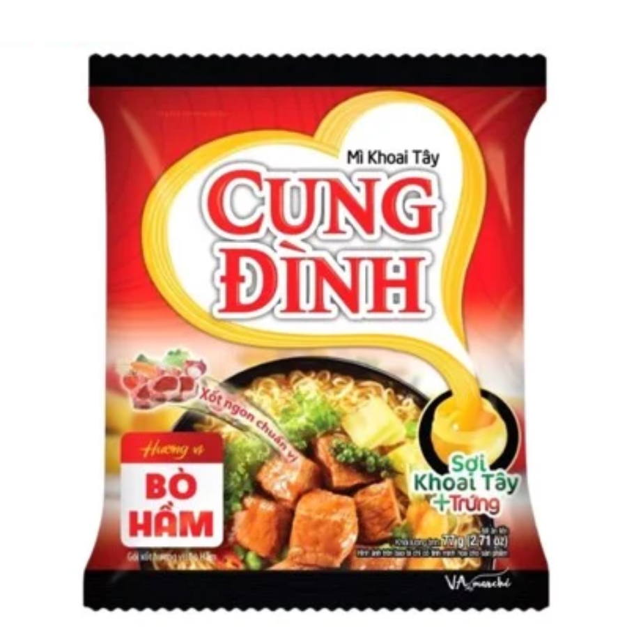  Mì bò hầm Cung đình 77g 