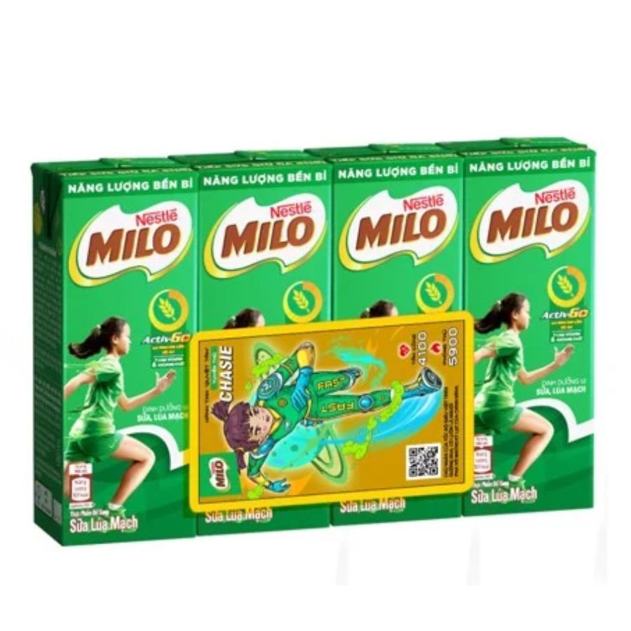  Sữa lúa mạch Milo 4x180ml 