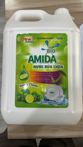 RỬA CHÉN CAO CẤP BIO AMIDA HƯƠNG CHANH 10KG