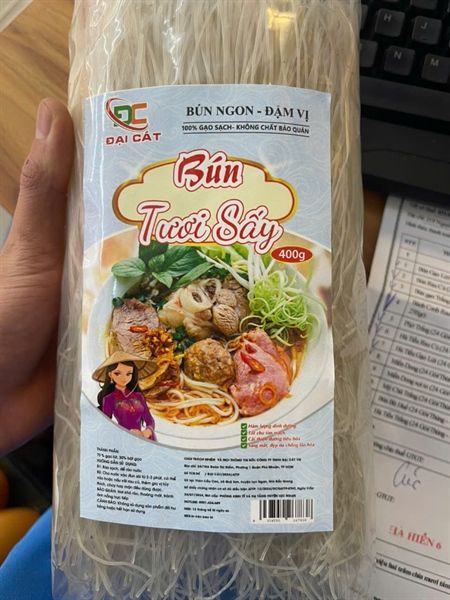 BÚN TƯƠI SẤY ĐẠI CÁT 400G