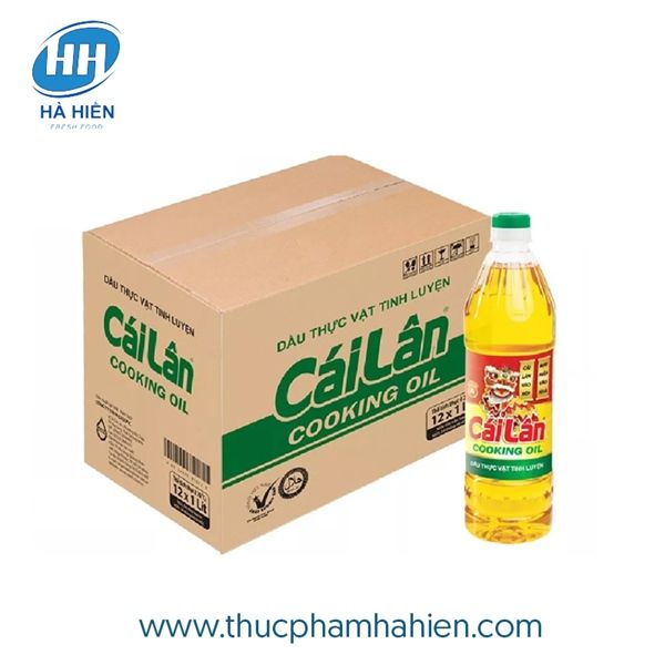 DẦU ĂN CÁI LÂN - 1L - THÙNG 12 CHAY