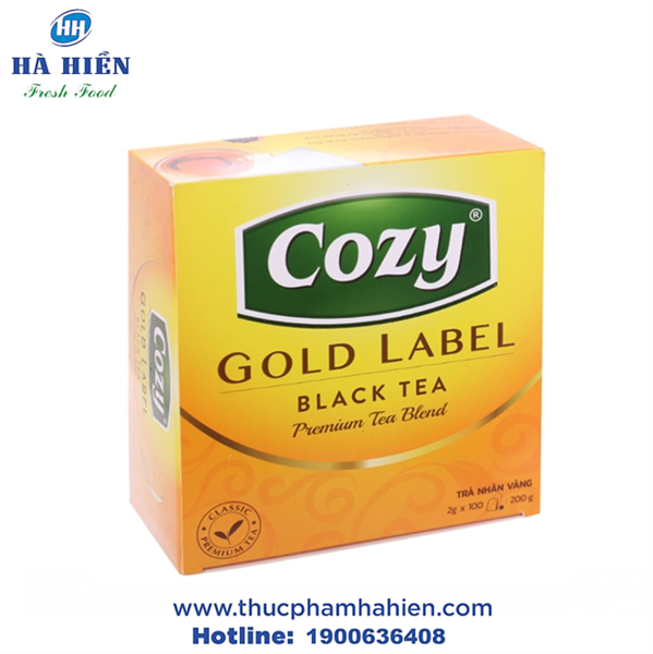 TRÀ TÚI LỌC COZY NHÃN VÀNG