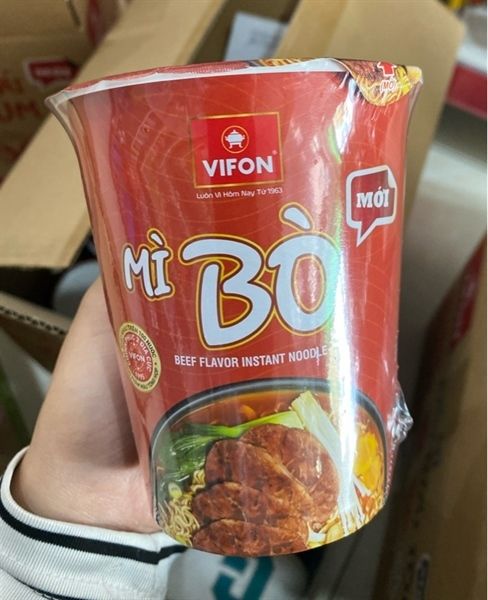 MÌ LY VIFON THỊT BÒ 60G