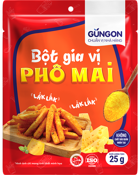 BỘT GIA VỊ PHÔ MAI GUNGON 25G