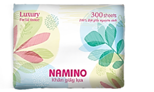 KHĂN GIẤY LỤA RÚT NAMINO 300 TỜ