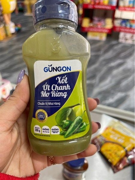 XỐT ỚT CHANH MƠ RỪNG GUNGON 200G