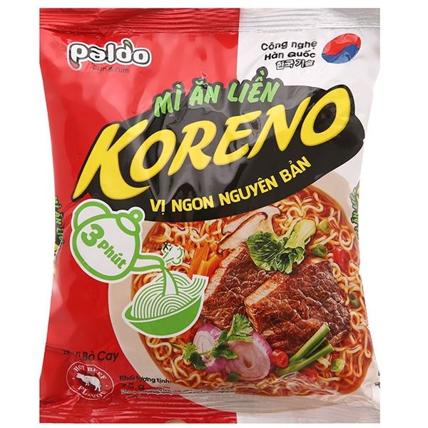 MÌ VỊ BÒ CAY KORENO
