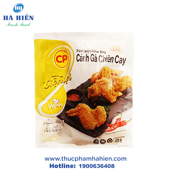 CÁNH GÀ CHIÊN CAY 400G - GÓI - Website