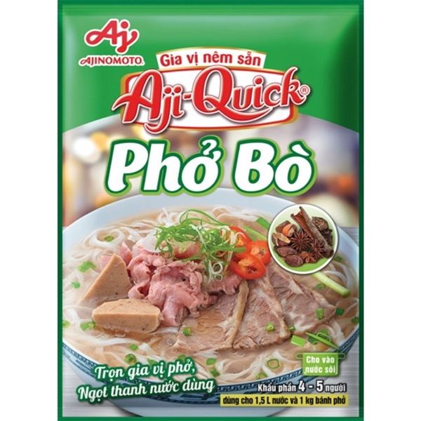 GIA VỊ PHỞ BÒ AJI QUICK 57G