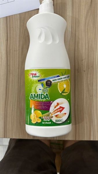 RỬA CHÉN CAO CẤP BIO AMIDA HƯƠNG CHANH SẢ 800G