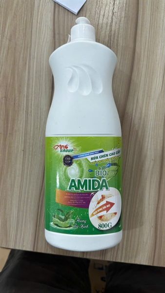 RỬA CHÉN CAO CẤP BIO AMIDA HƯƠNG TRÀ XANH 800G