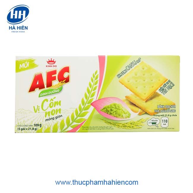 BÁNH AFC CỐM NON 109G