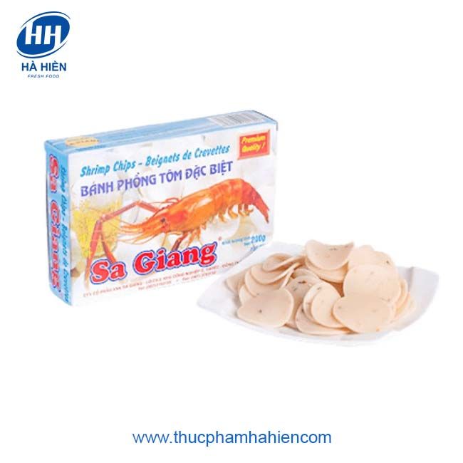BÁNH PHỒNG TÔM ĐẶC BIỆT SA GIANG (200G) - HỘP - Website